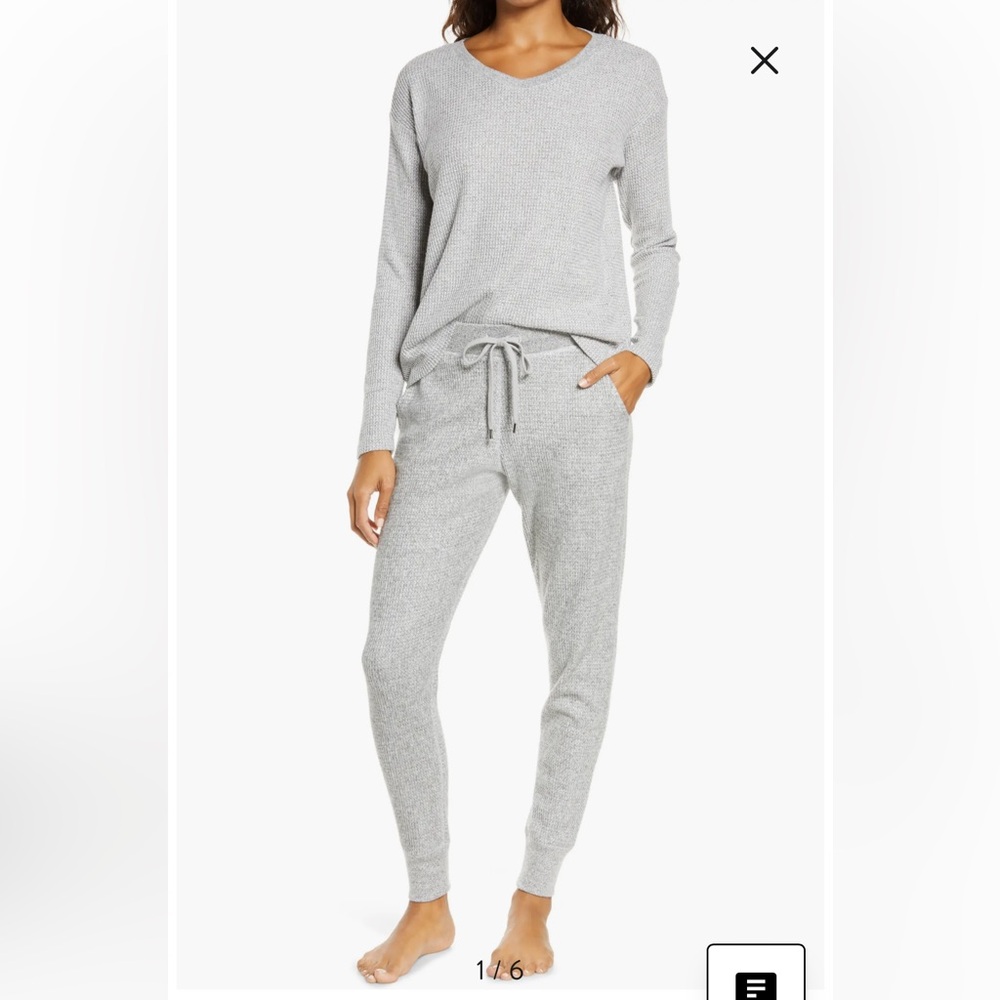 Papinelle Super Soft Thermal Knit Pajamas size L